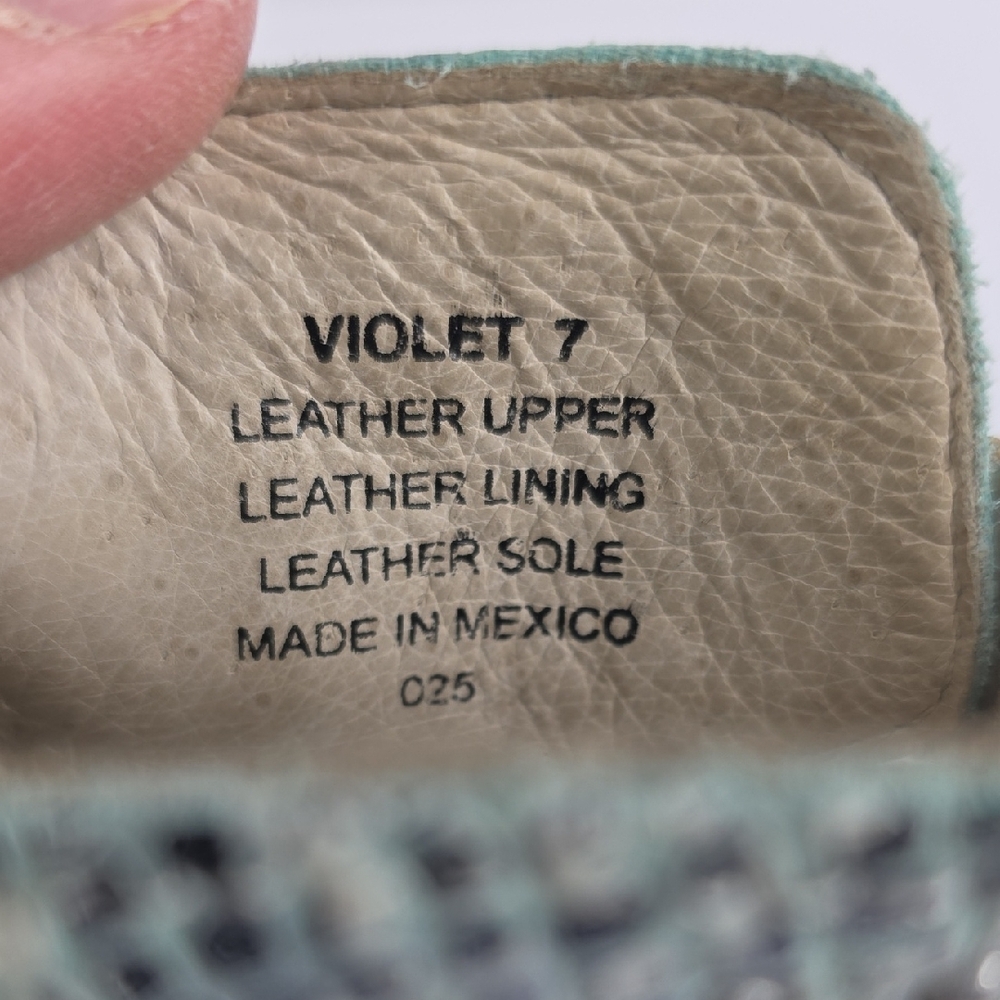 Freebird By Steven Python Print Leather Women's A… - image 11